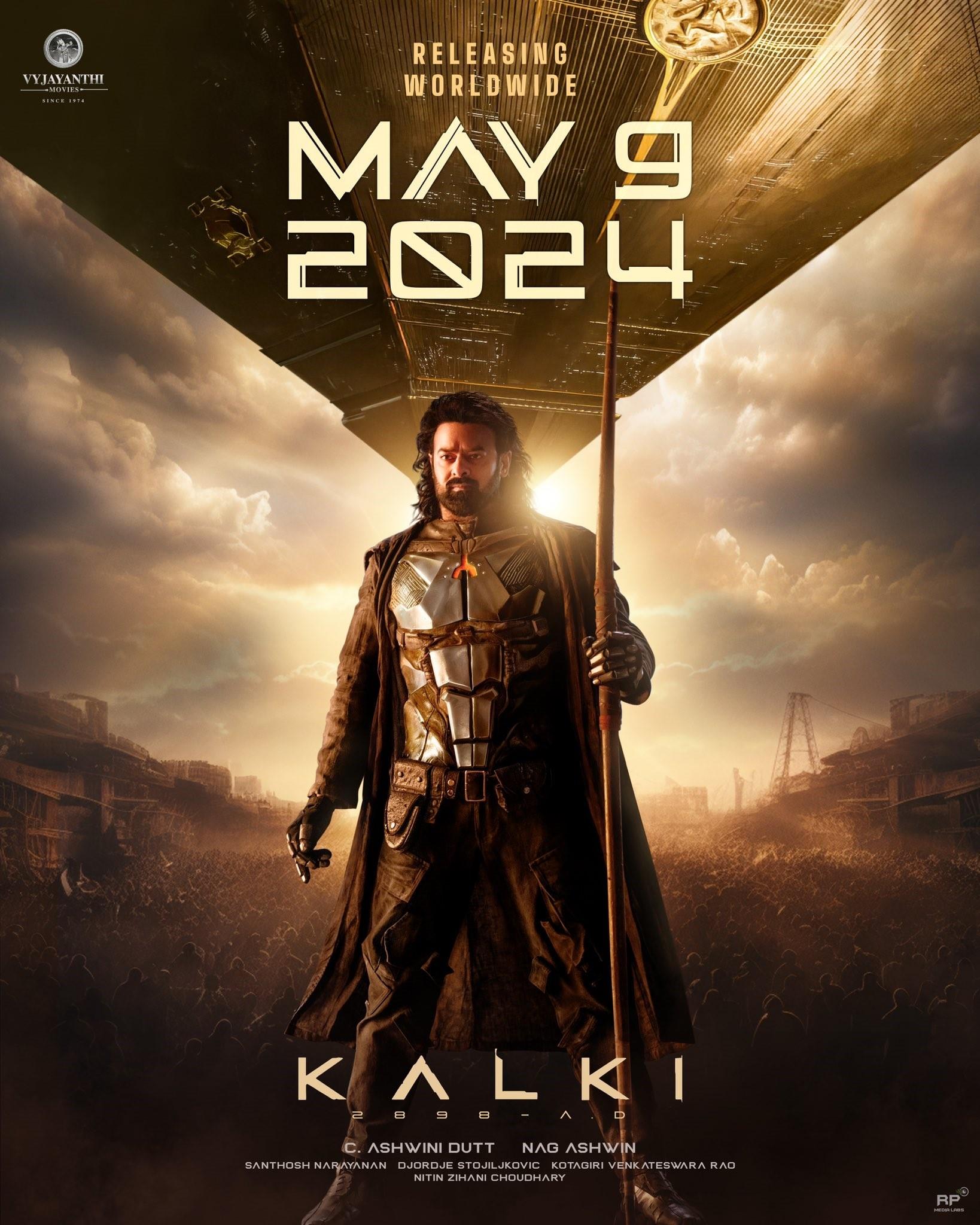 Kalki 2898 AD lead by Prabhas gets new release date, poster "Telugu